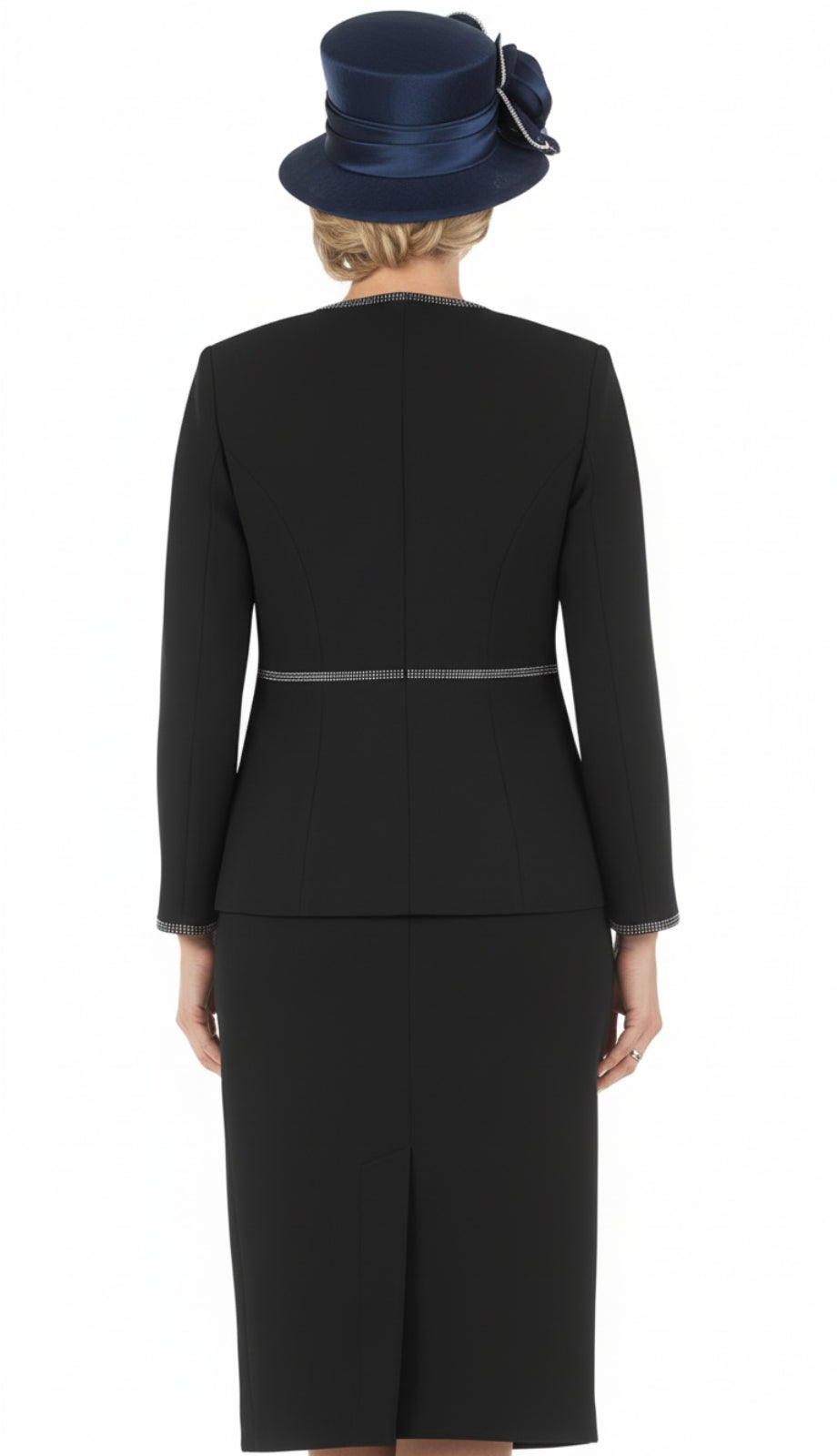 Giovanna 0652-BLK Church Suit