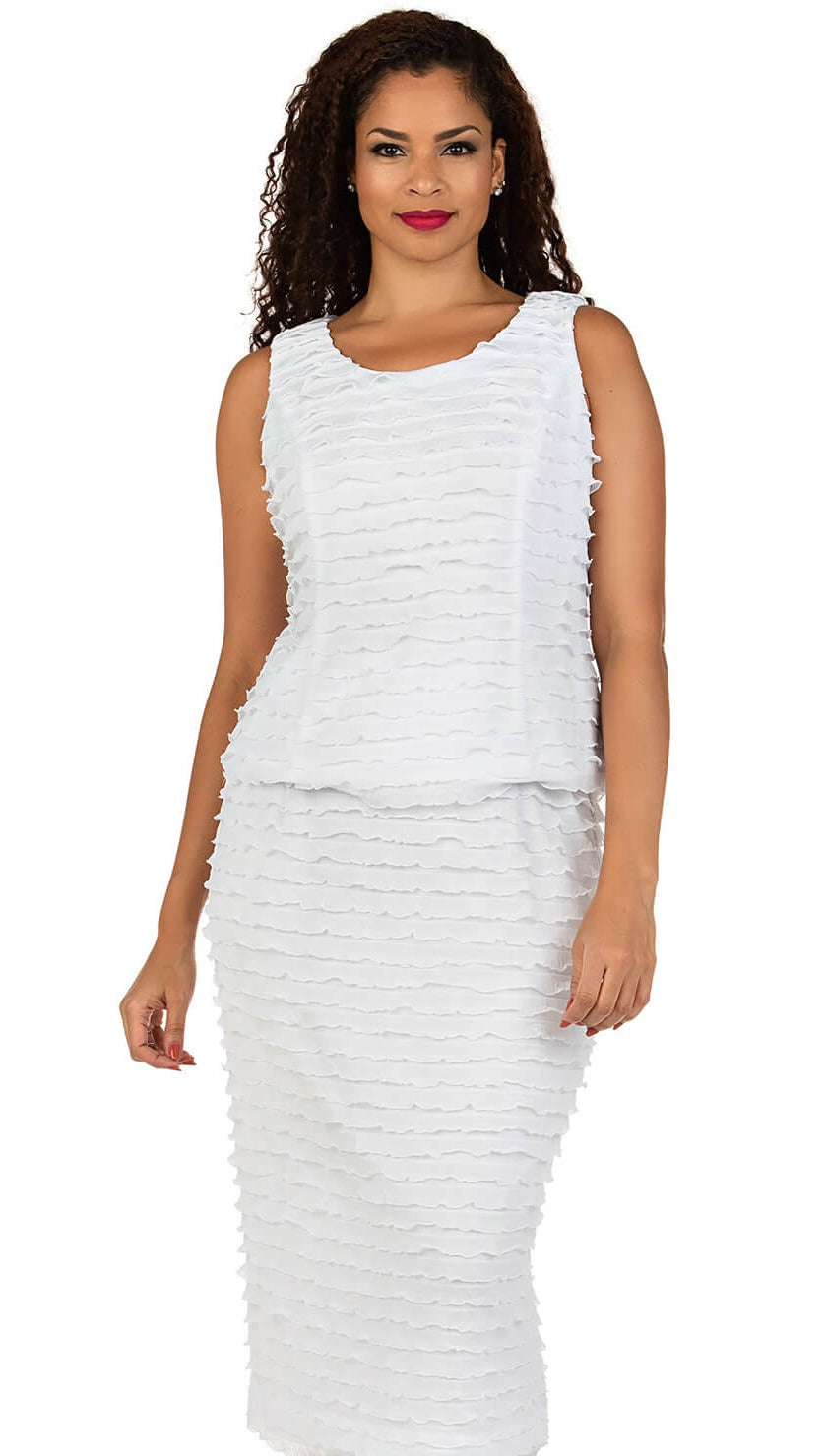 Giovanna 0961-WHT Church Suit