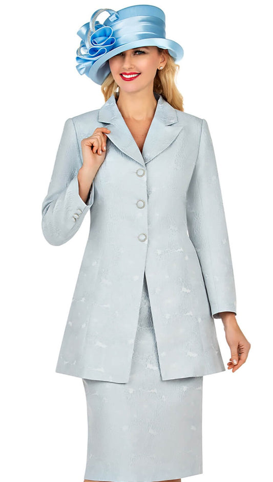 Giovanna 0968-SLV Church Suit