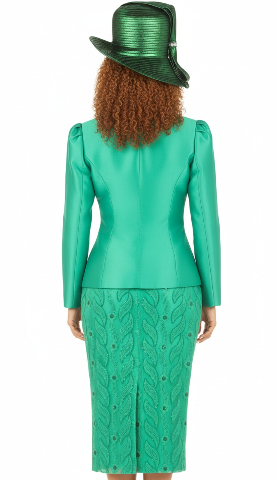 Giovanna 1152-EMR-CO Womens Church Suit