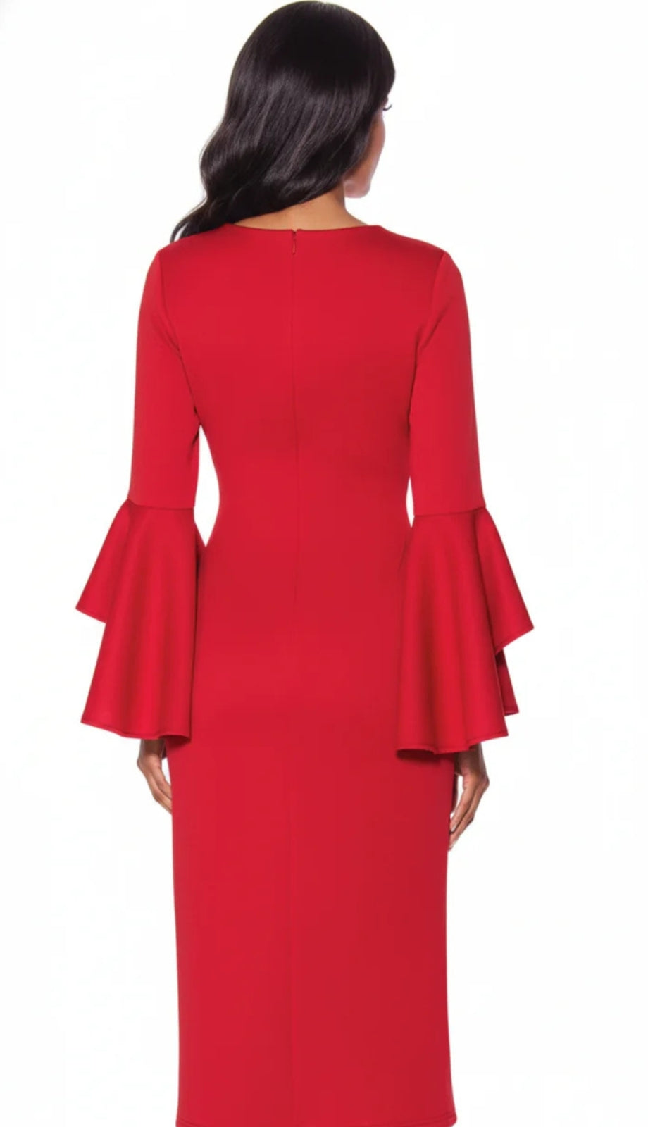 Nubiano 12081-RED-QS Church Dress