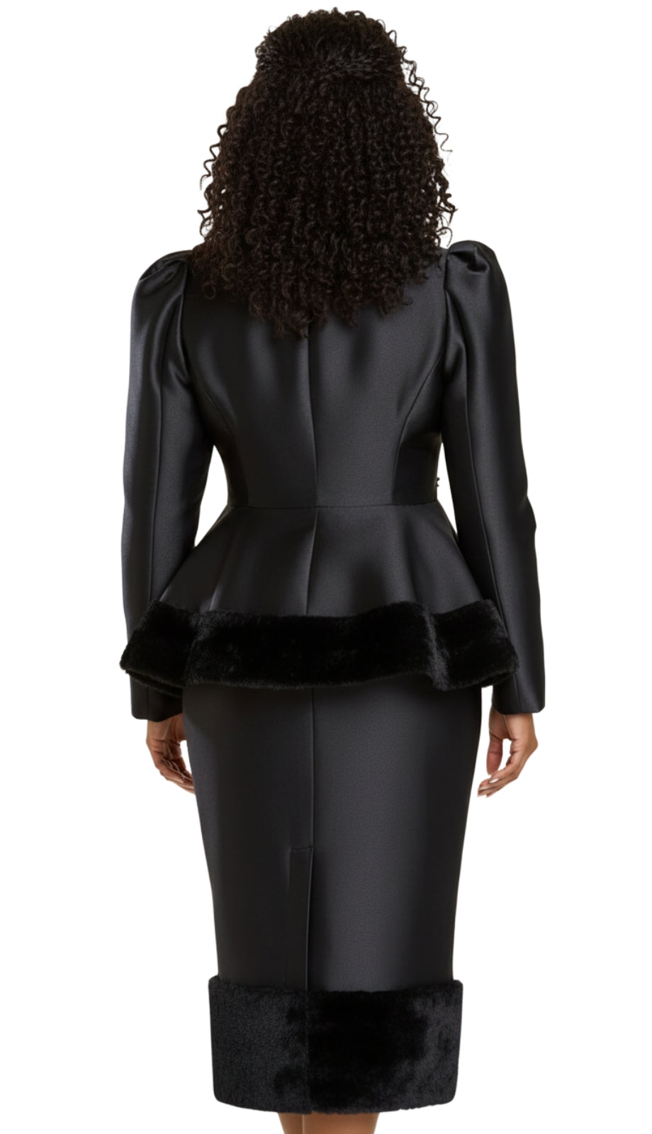 Donna Vinci 12136-BLK-QS Womens Suit