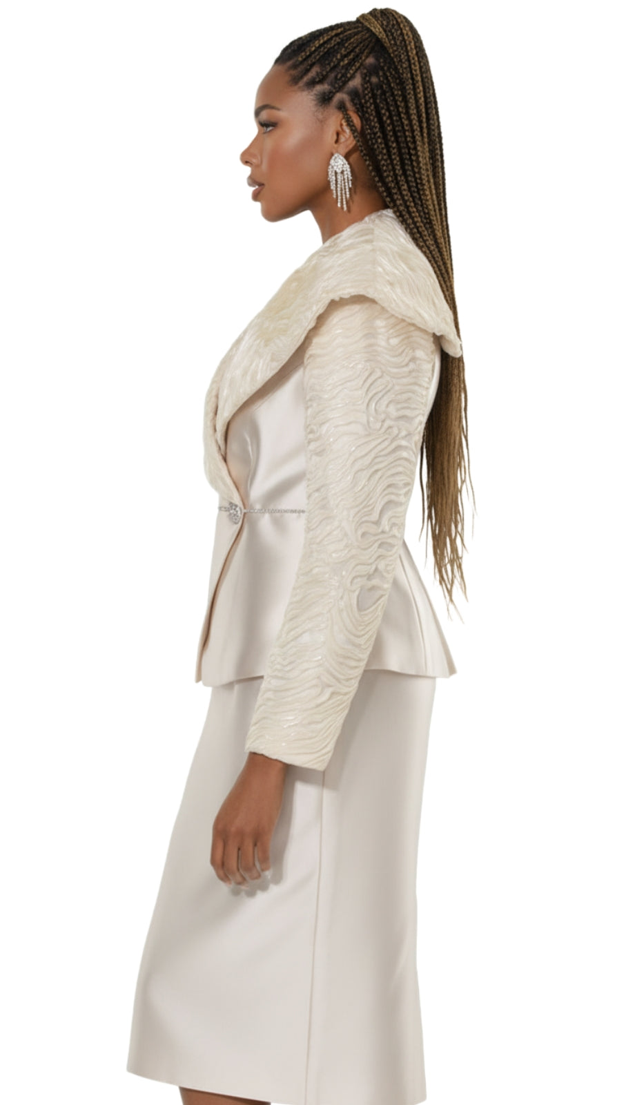 Donna Vinci 12230-CHM Church Suit