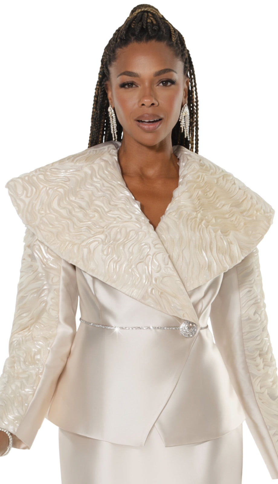 Donna Vinci 12230-CHM Church Suit