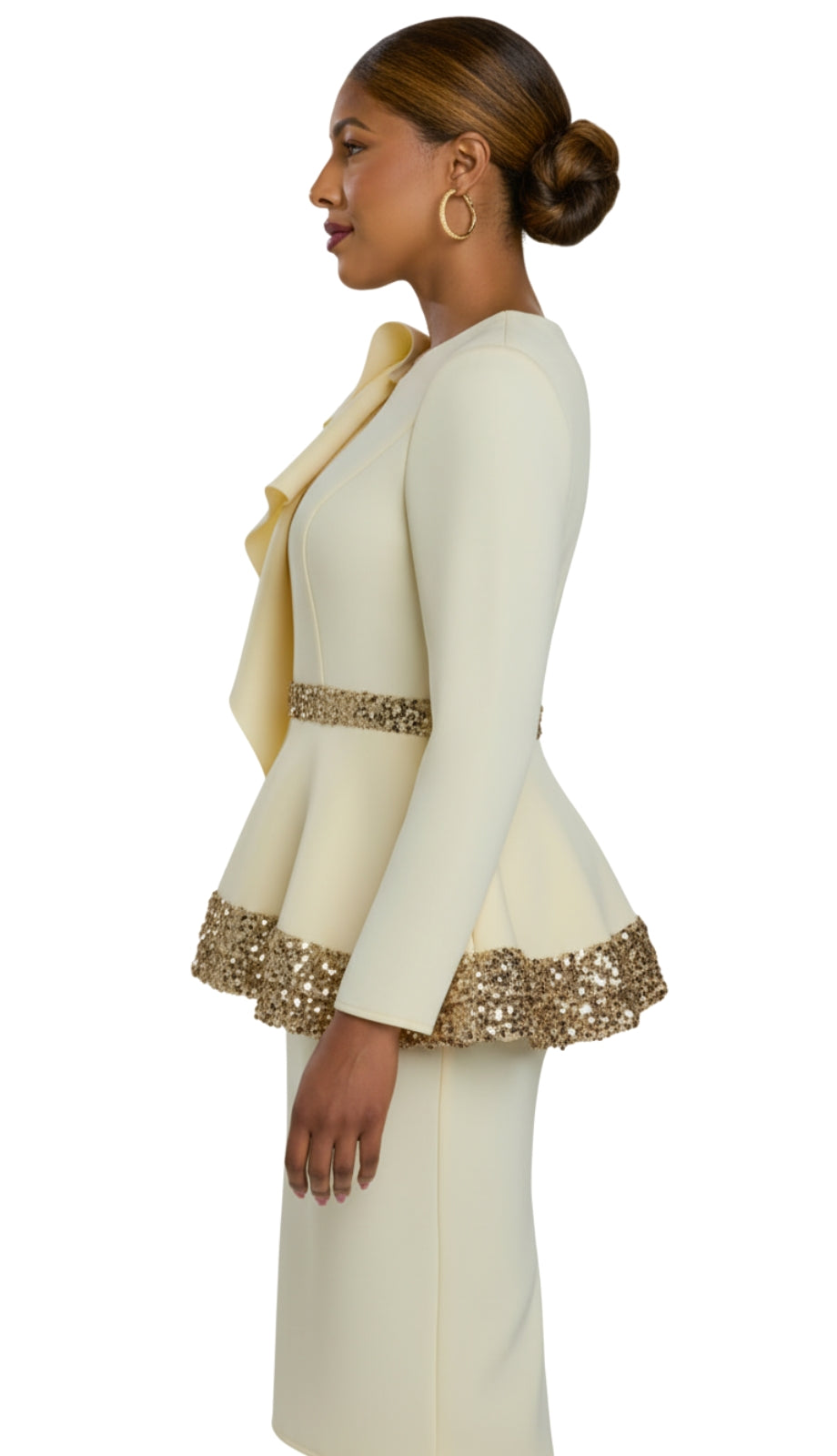 Donna Vinci 12231-BTR Church Suit
