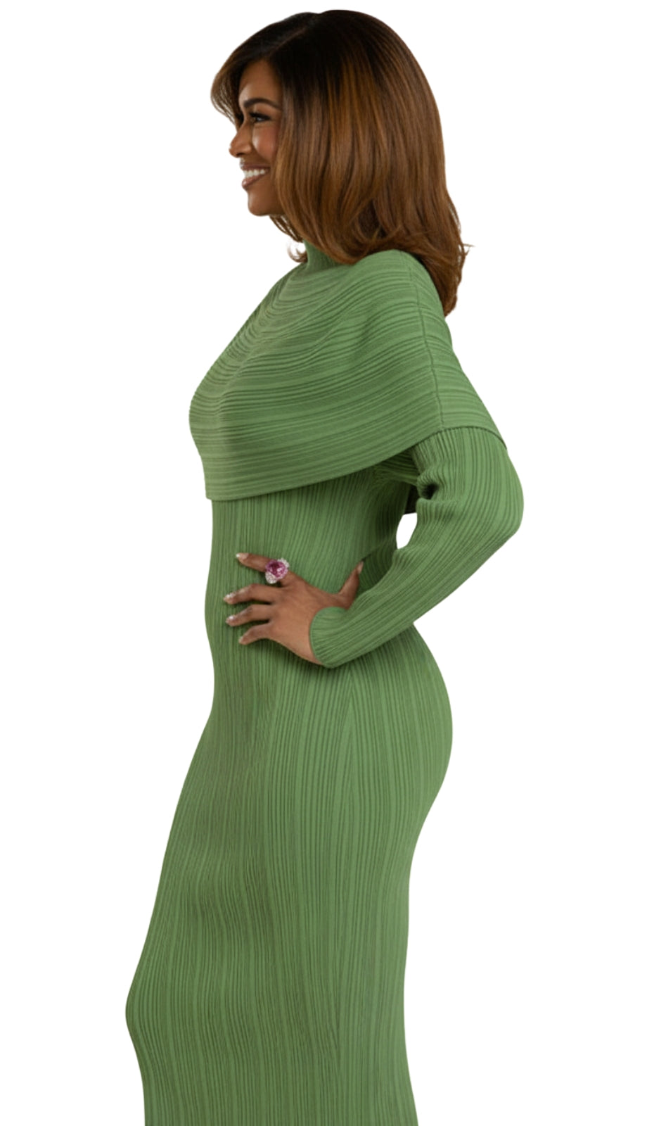 Donna Vinci 13444-SGE-QS Church Dress