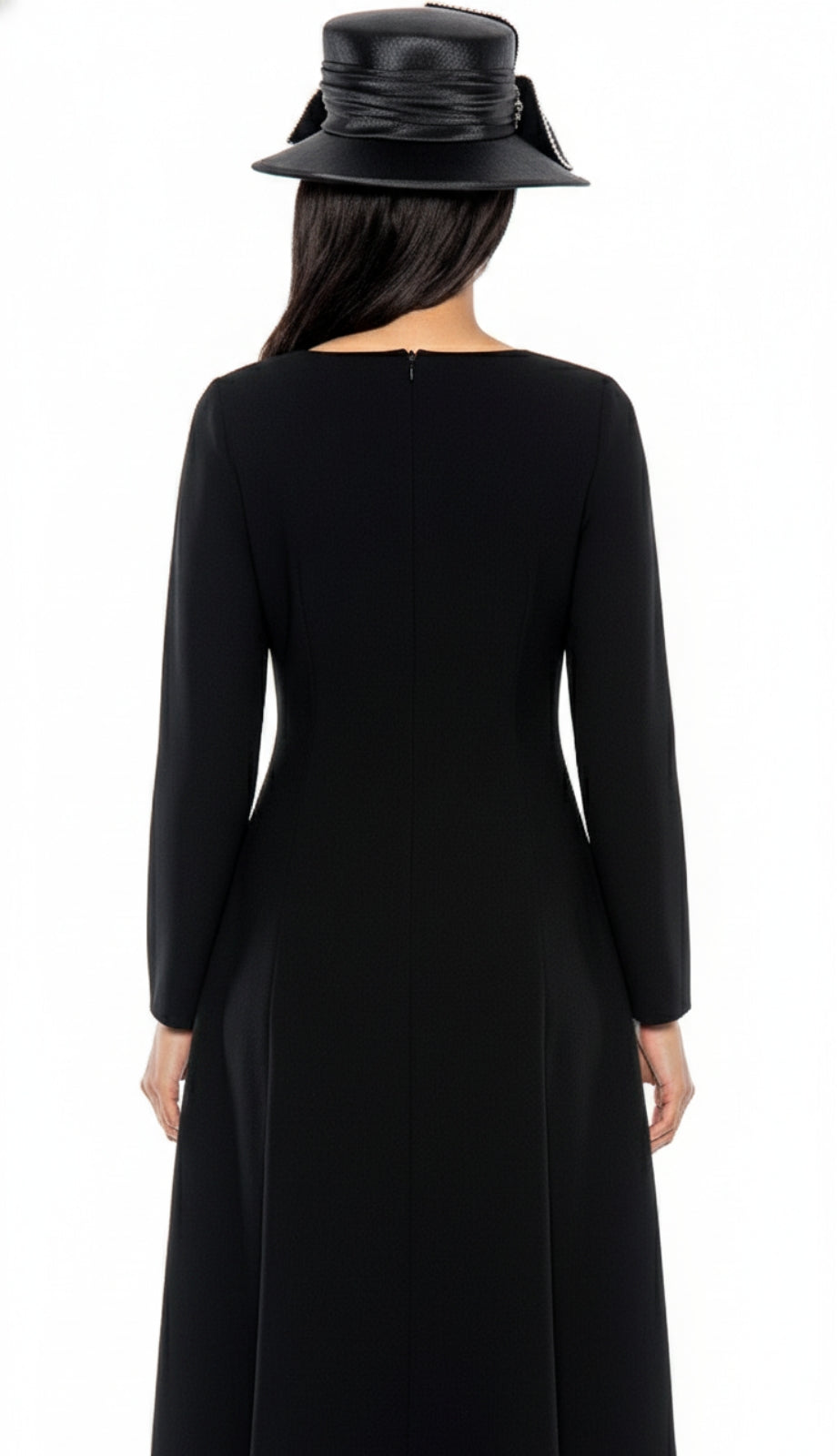 Giovanna 1451-BLK-IH Church Dress