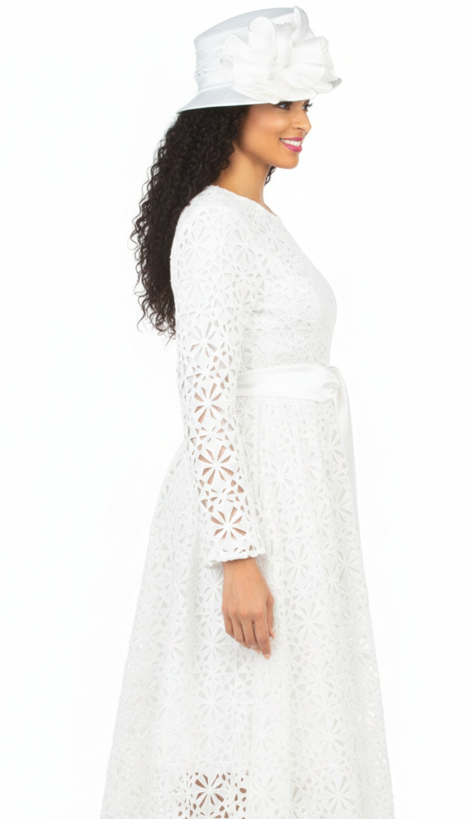 Giovanna 1556-WHT Church Dress