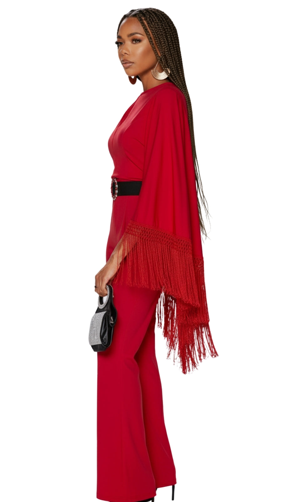 Love the Queen 17523-RED Jumpsuit