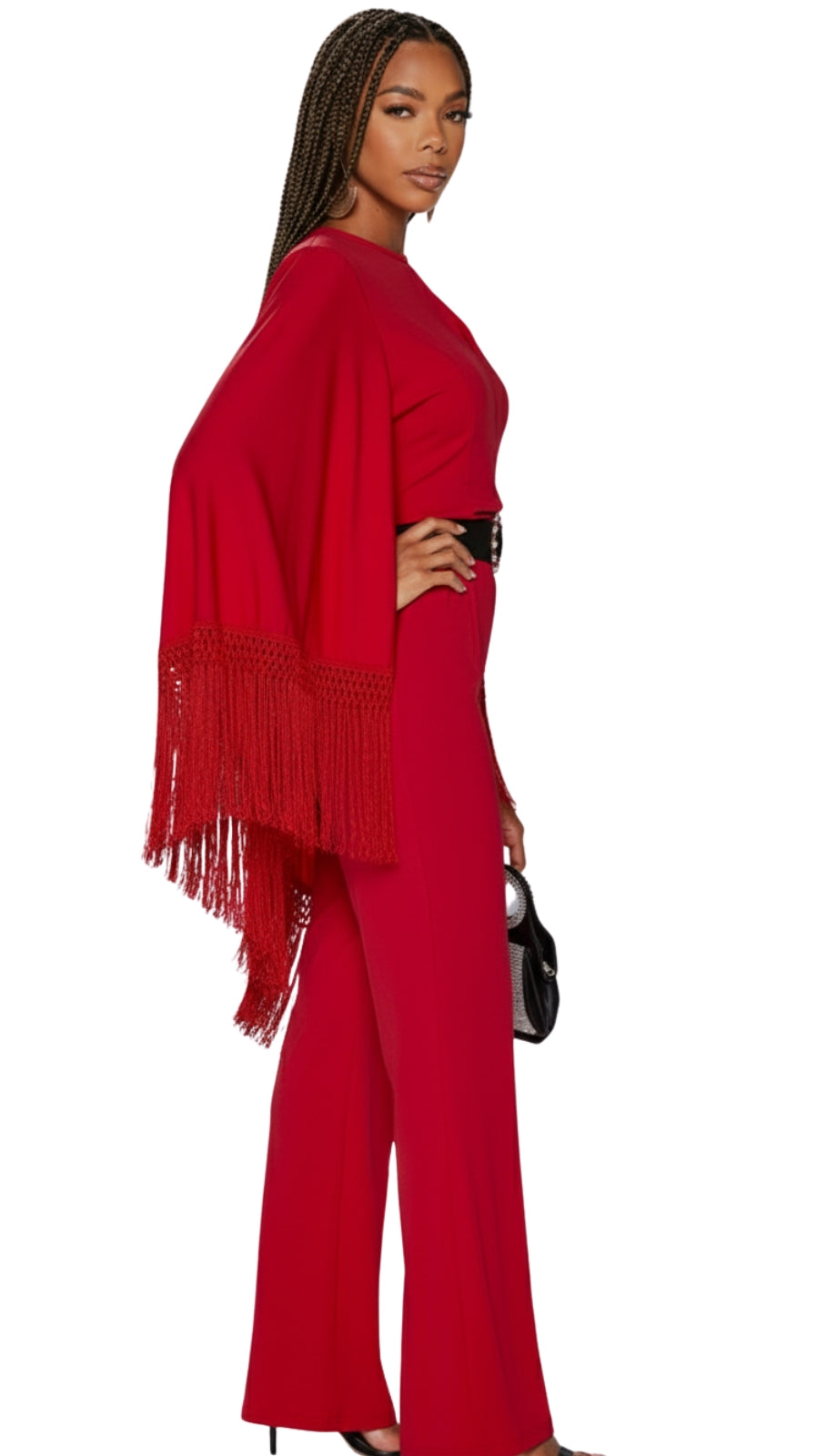 Love the Queen 17523-RED Jumpsuit