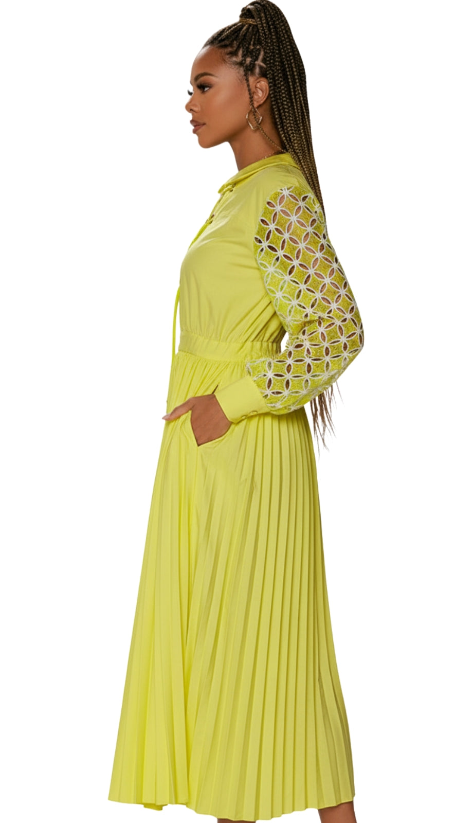 Love the Queen 17526-LMN Dress