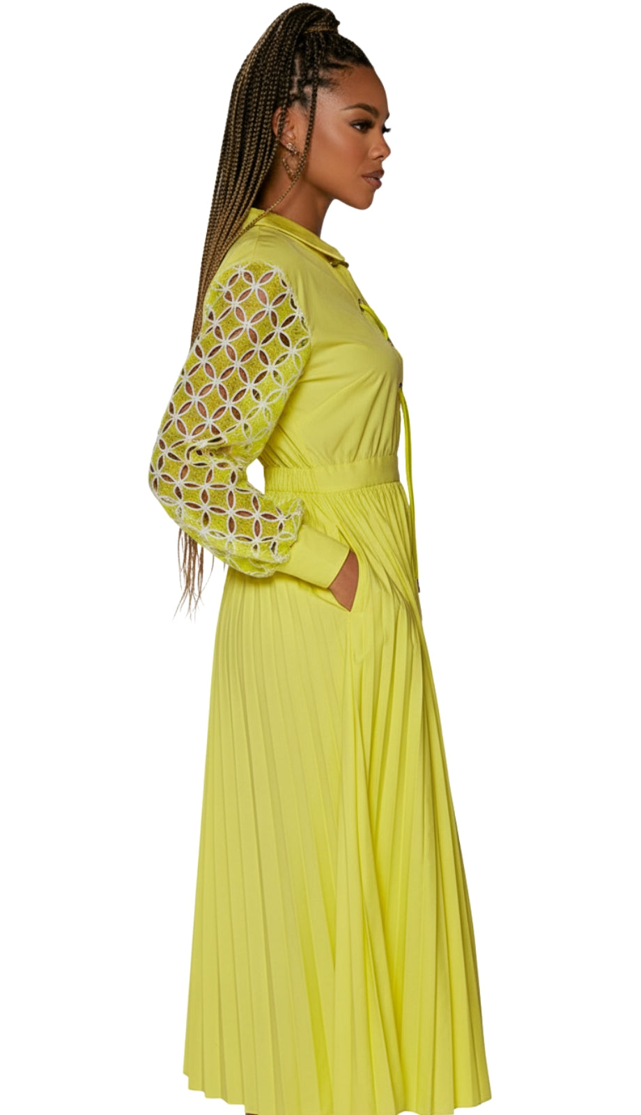 Love the Queen 17526-LMN Dress