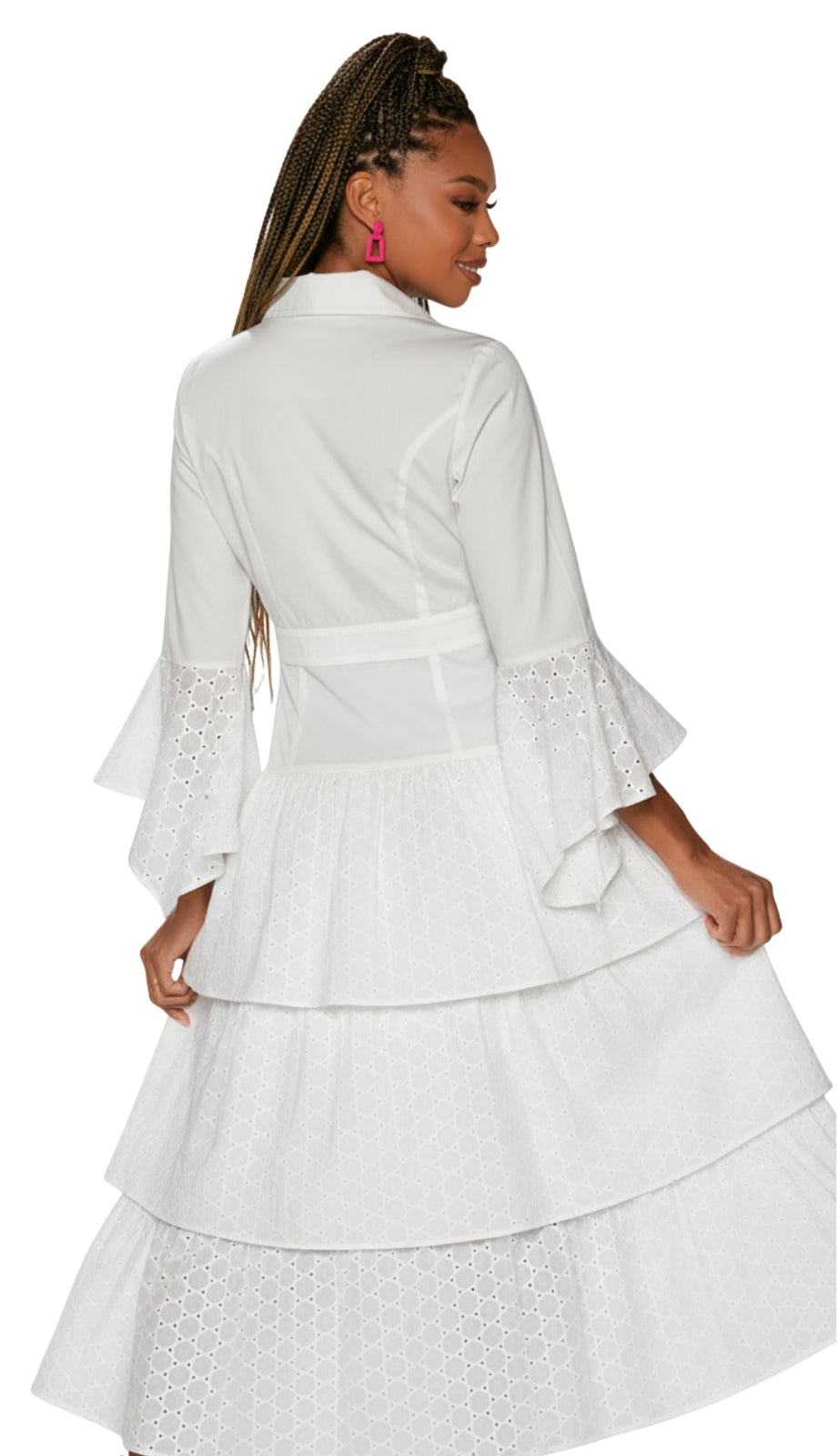 Love the Queen 17528-WHT Dress