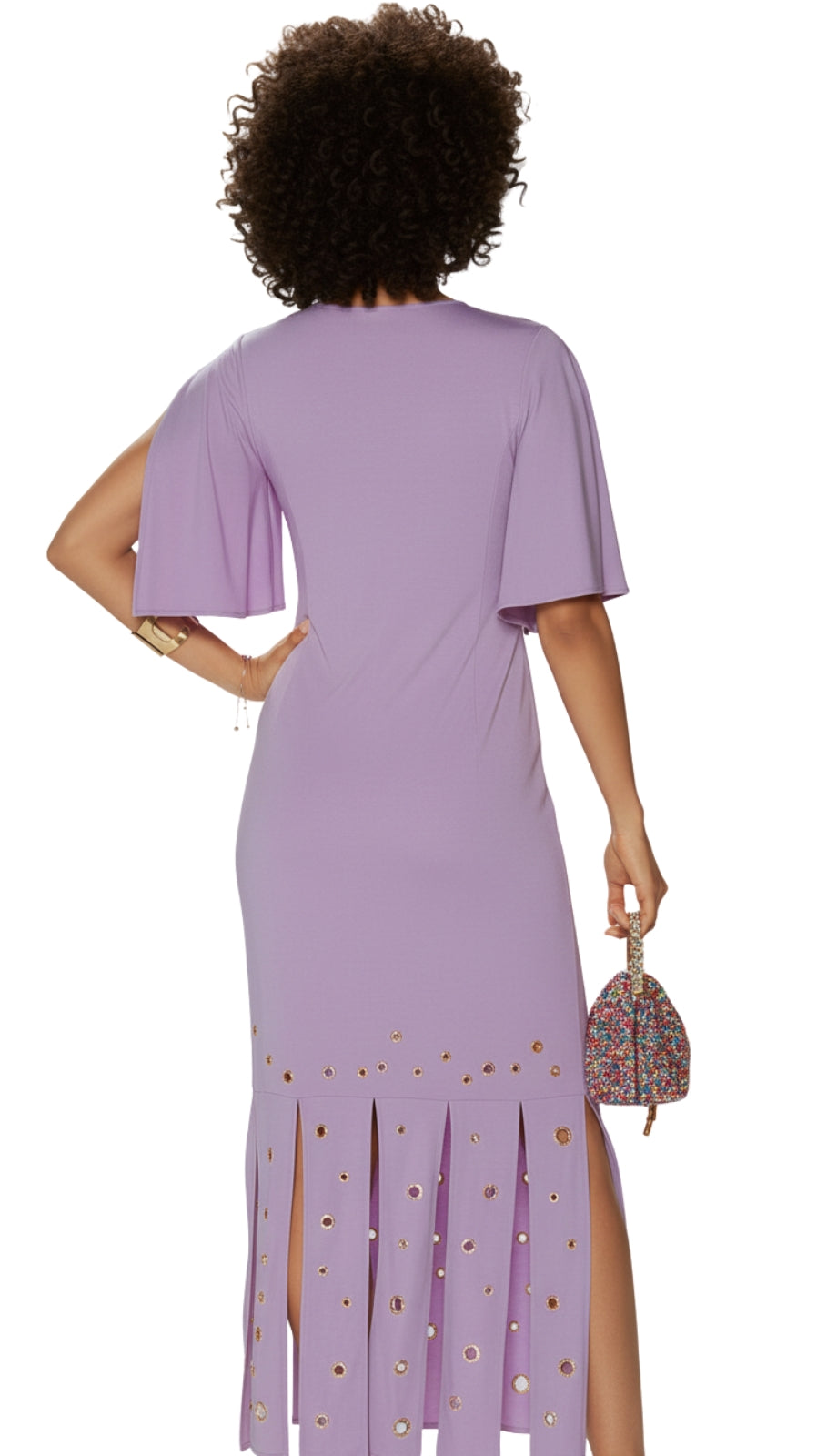Love the Queen 17537-LAV Dress