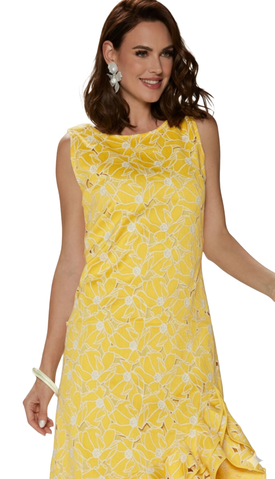 Love the Queen 17562-YEL Dress