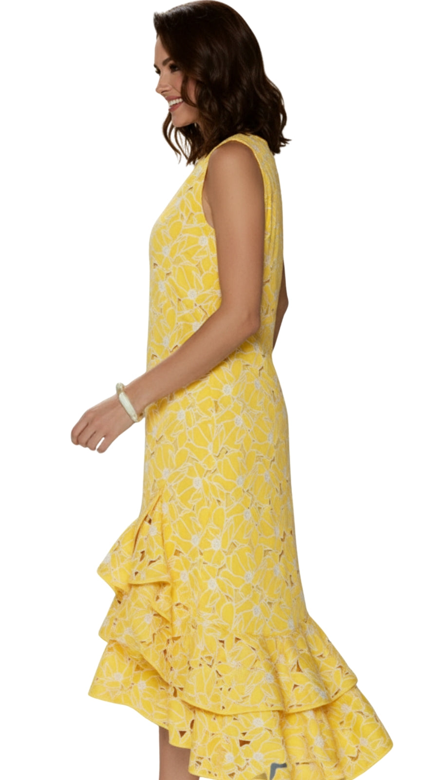 Love the Queen 17562-YEL Dress