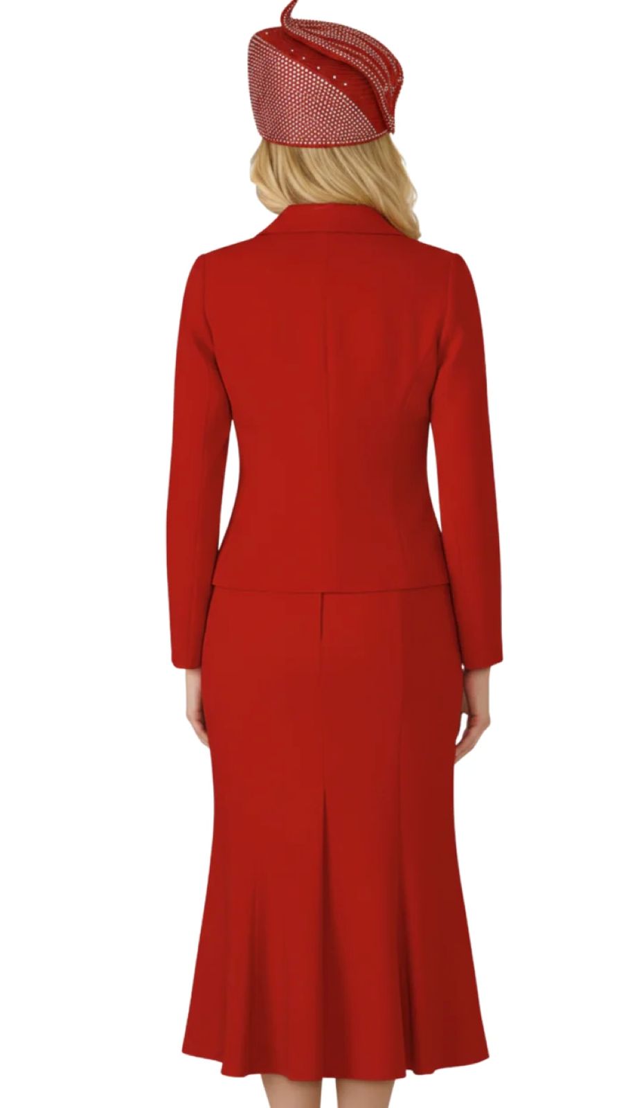 Lily And Taylor 2834-RED-QS Womens Suit
