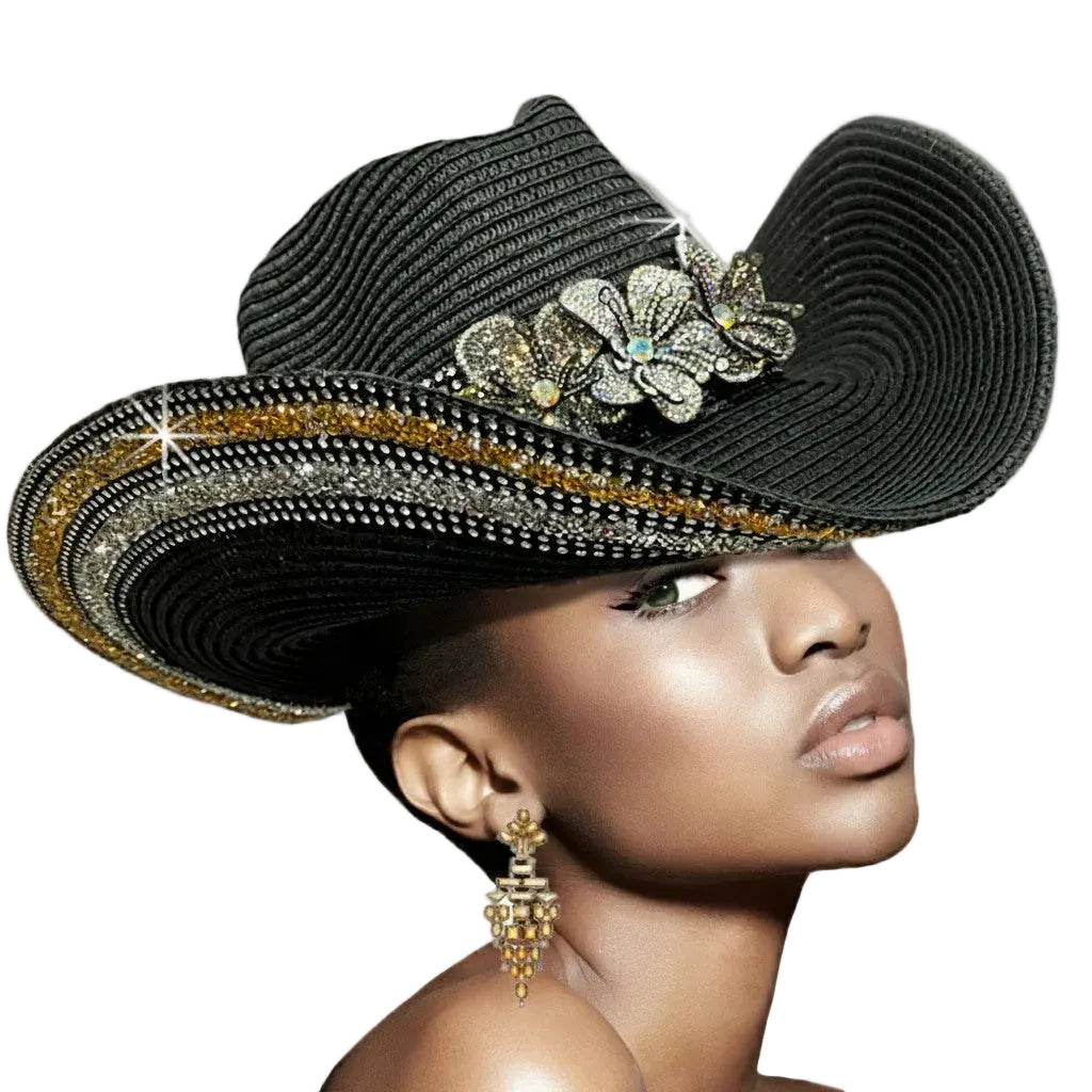 Hat SC2939-BLK Acapulco