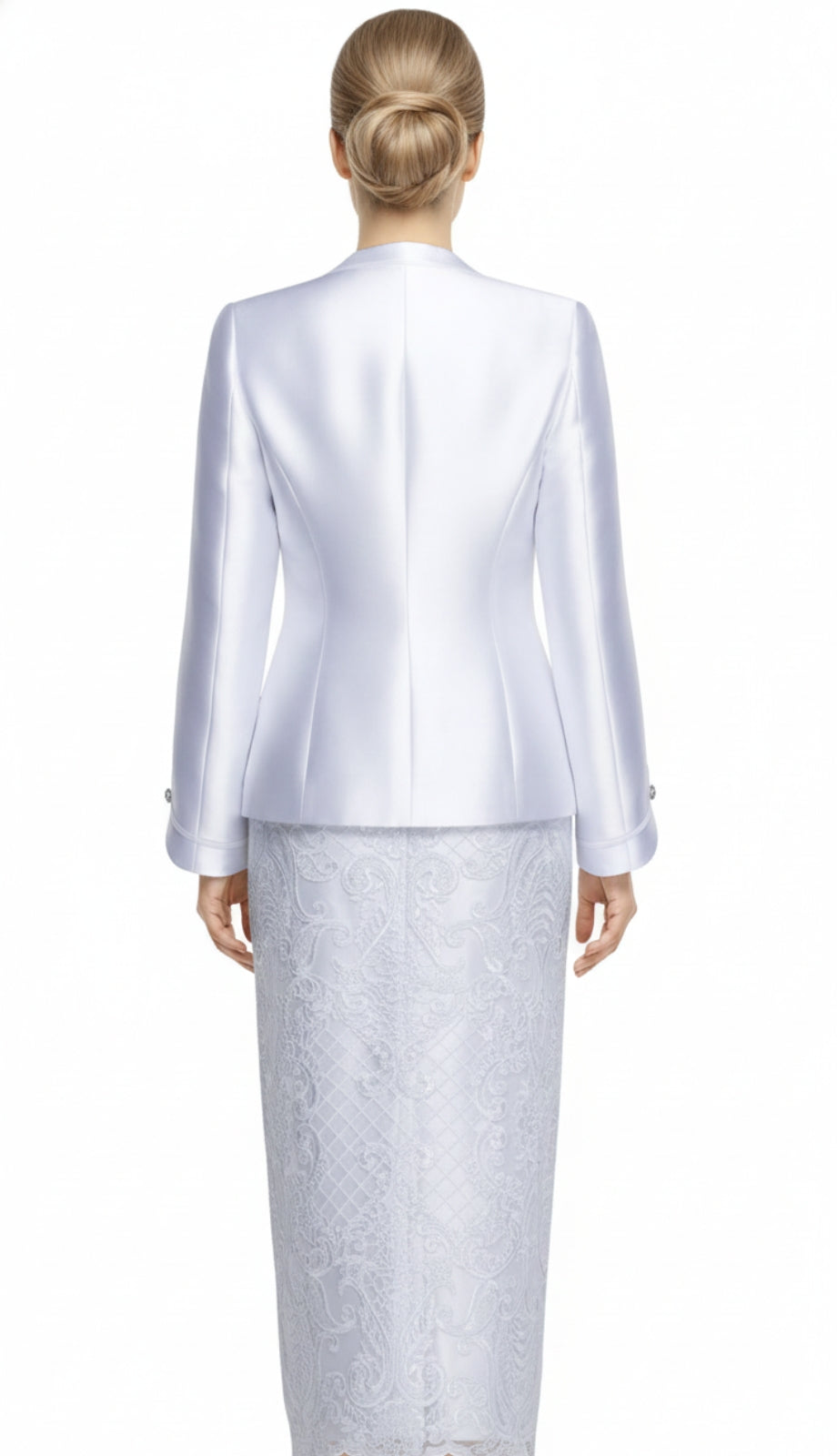Nina Massini 3062-WHT Church Suit