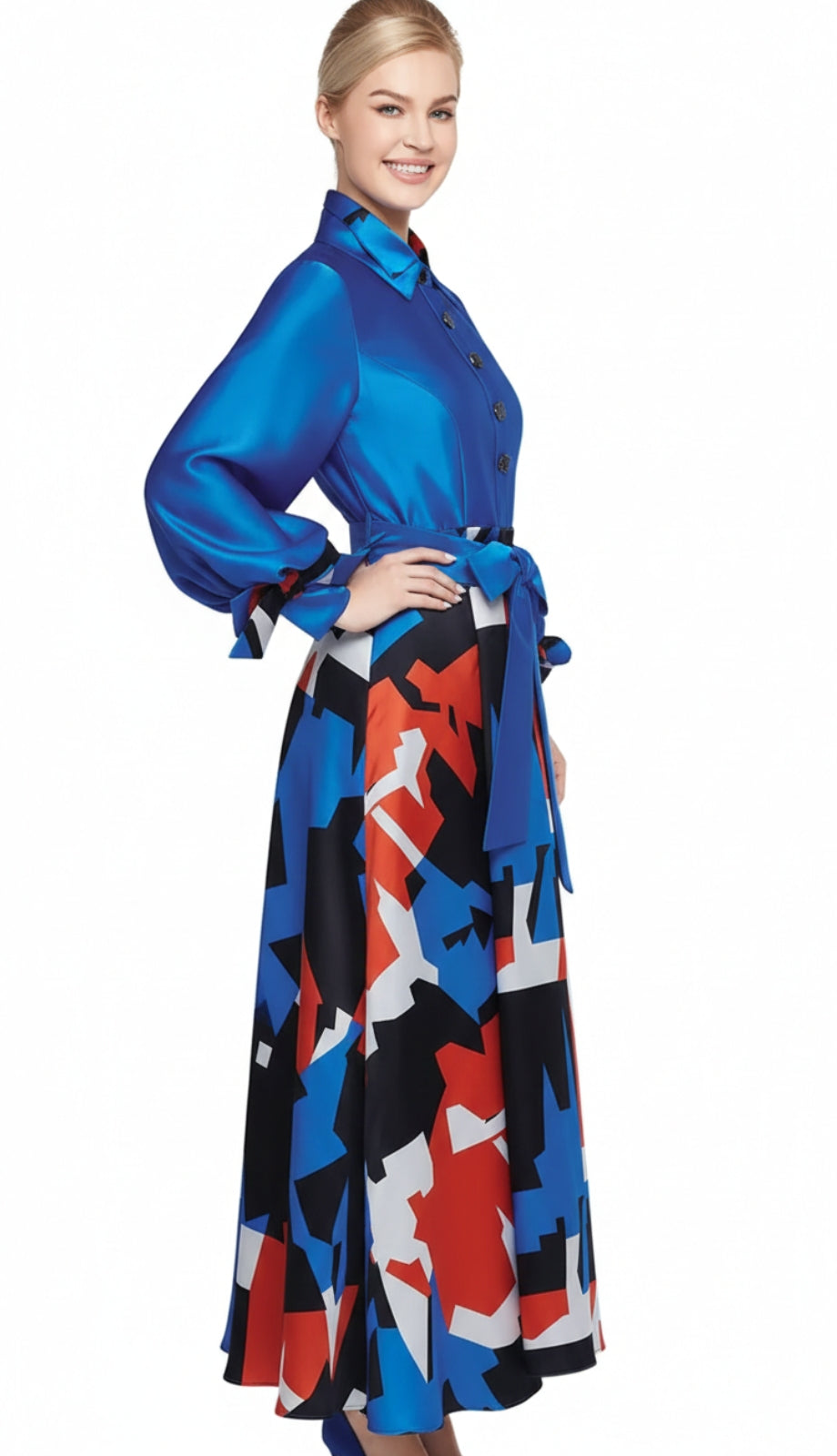 Nina Nischelle 3601-RYL-QS Church Dress