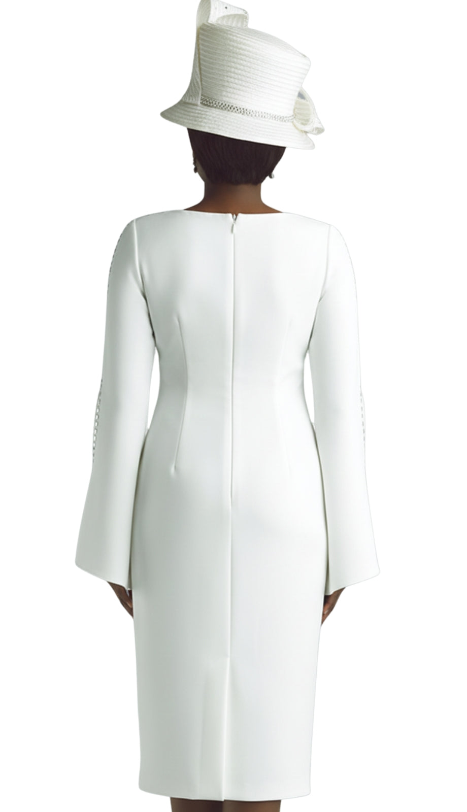 Lily And Taylor 3889-WHT-QS Church Dress