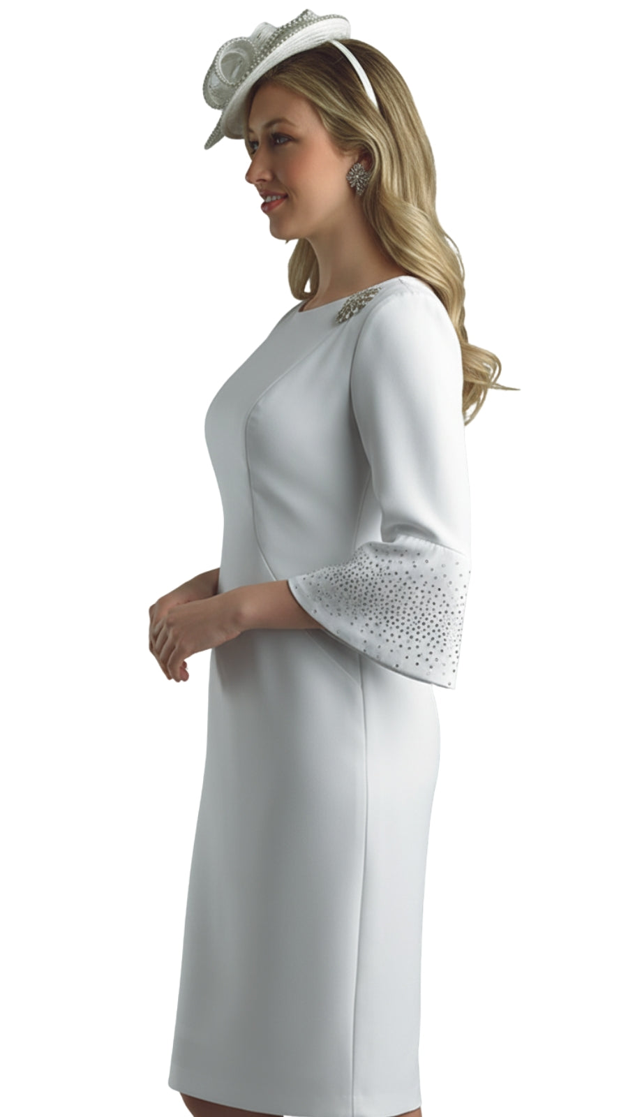 Lily And Taylor 4092-WHT Church Dress