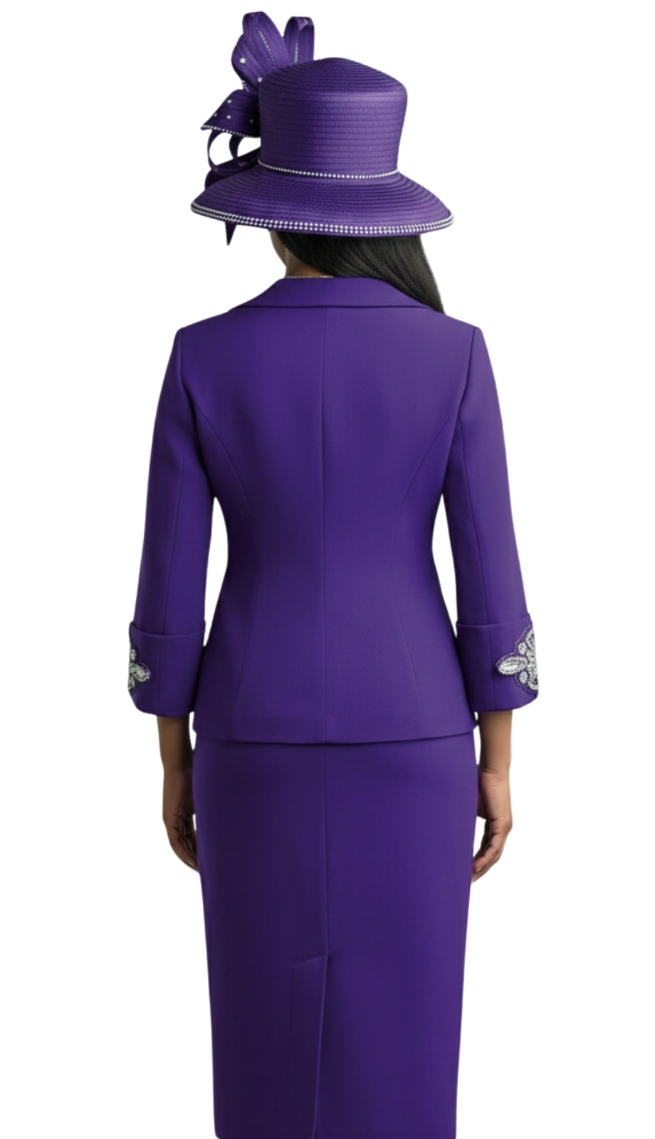 Lily And Taylor 4590-PUR-IH Church Suit