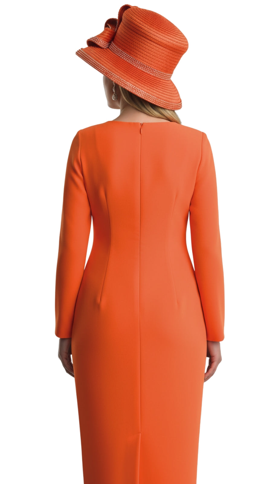 Lily and Taylor 4787-ORG Church Dress