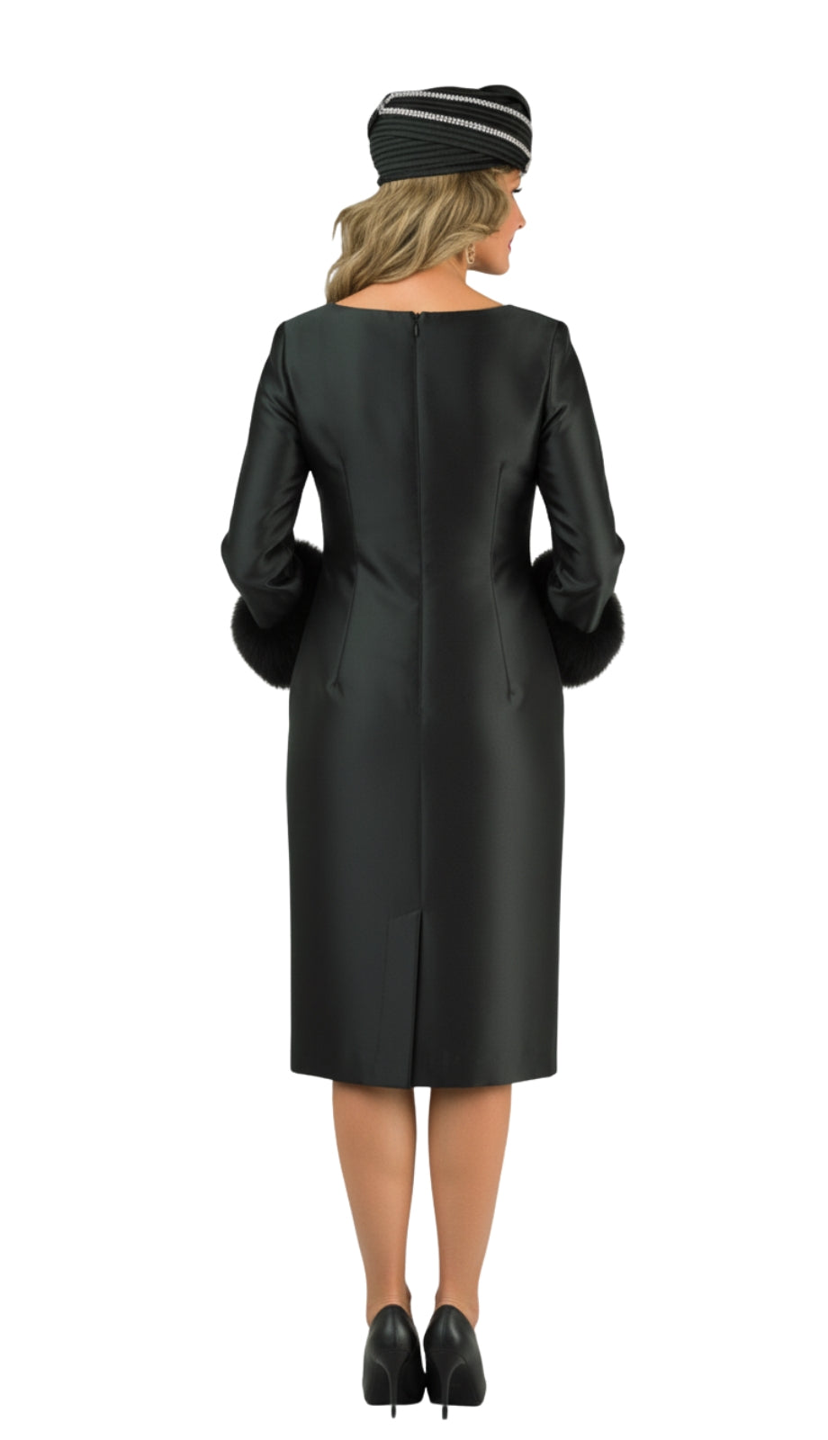 Lily And Taylor 4825-BLK Church Dress Church Dress
