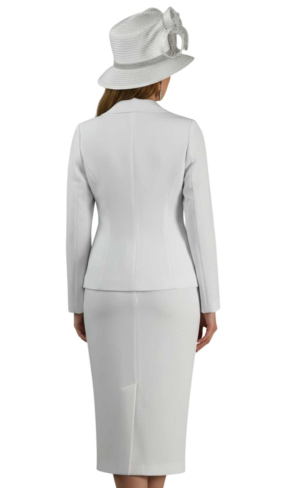 Lily And Taylor 4877-WHT Church Suit
