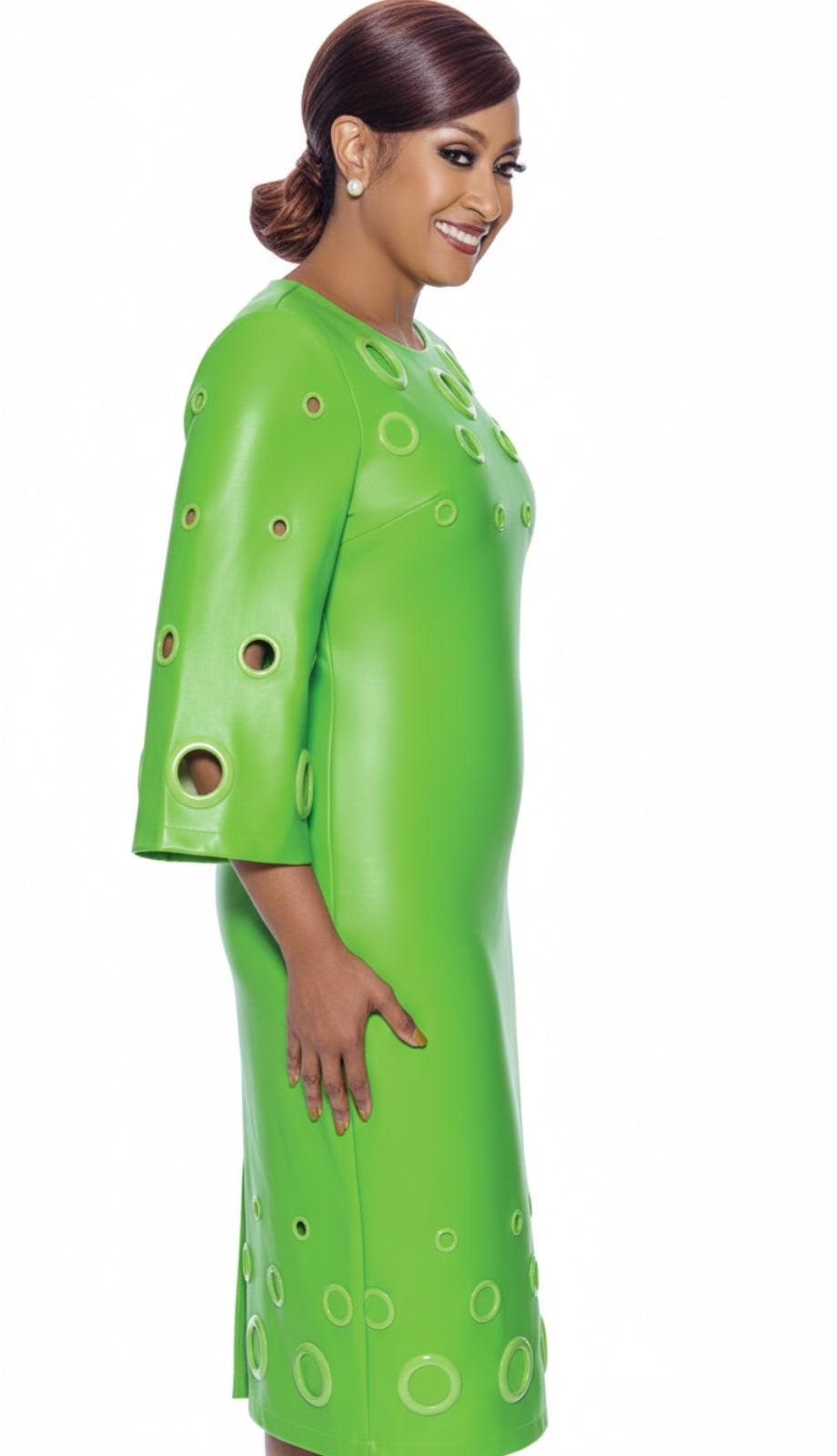 Church Dress 4951-GRN-IH Dorinda Clark Cole