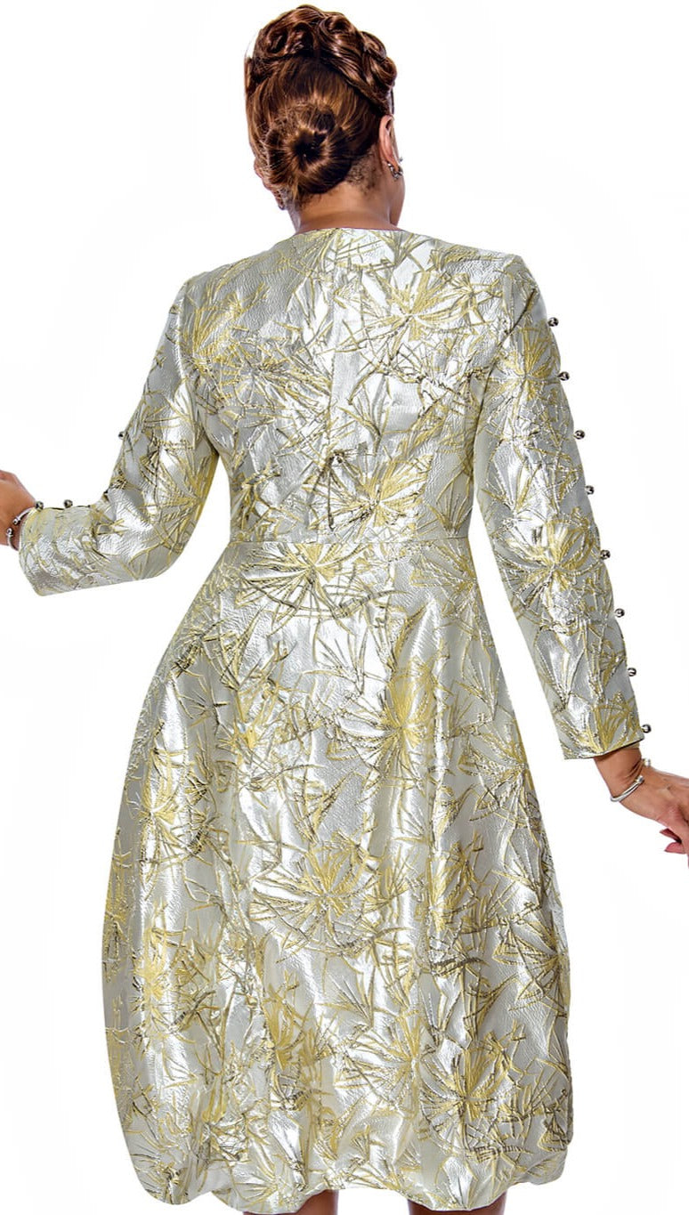 Dorinda Clark Cole 5441-YLW Church Dress