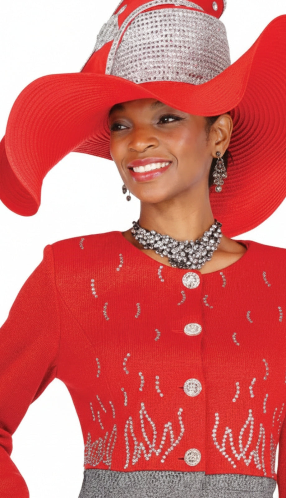 Champagne Italy Knit 5956-QS Church Suit