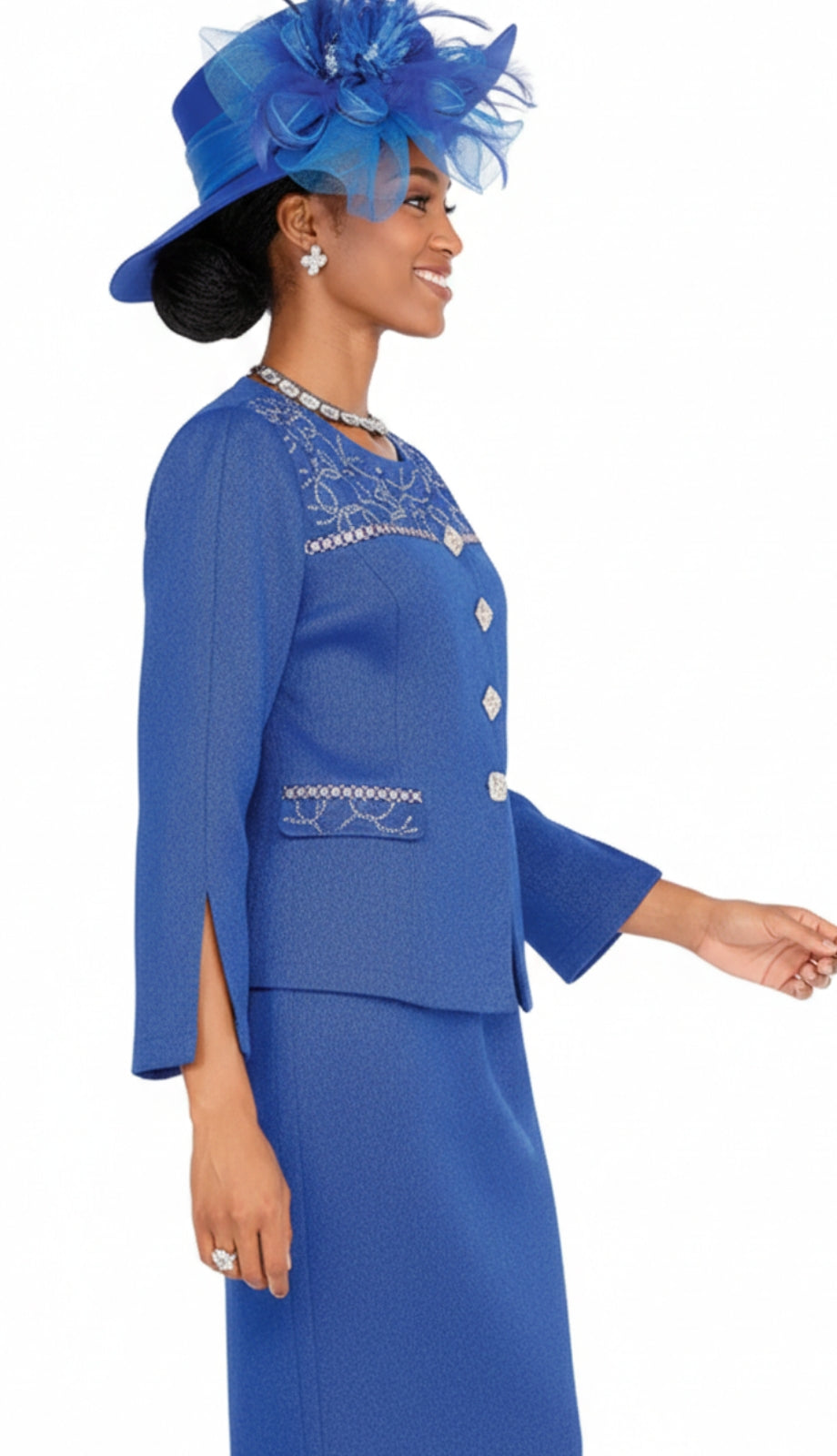 Champagne Italy 5957-H Church Hat