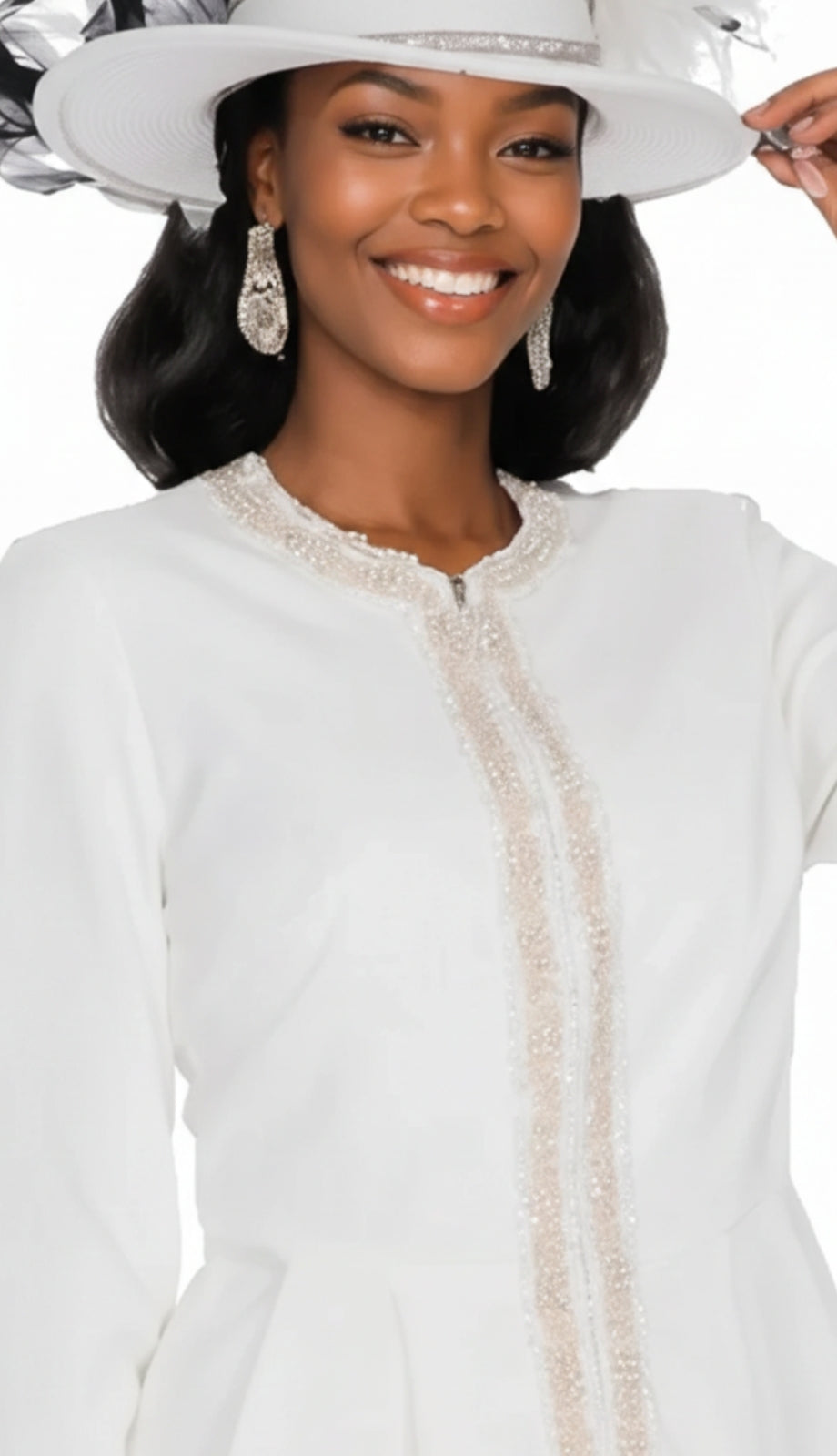 Champagne Italy 5958-H Church Hat