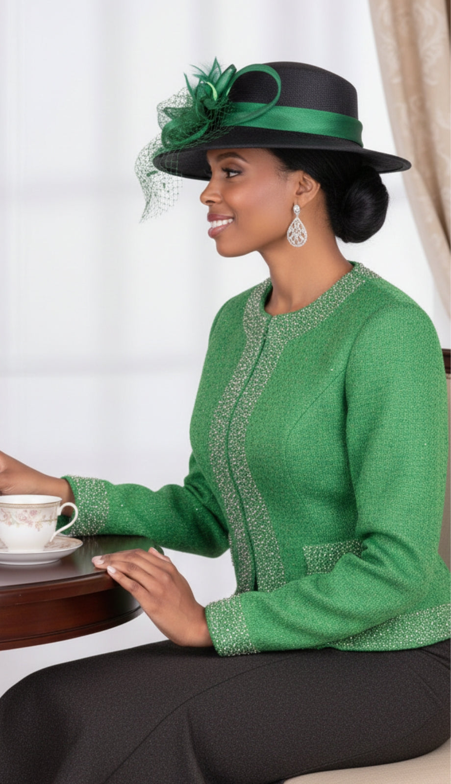 Champagne Italy 5961-H Church Hat