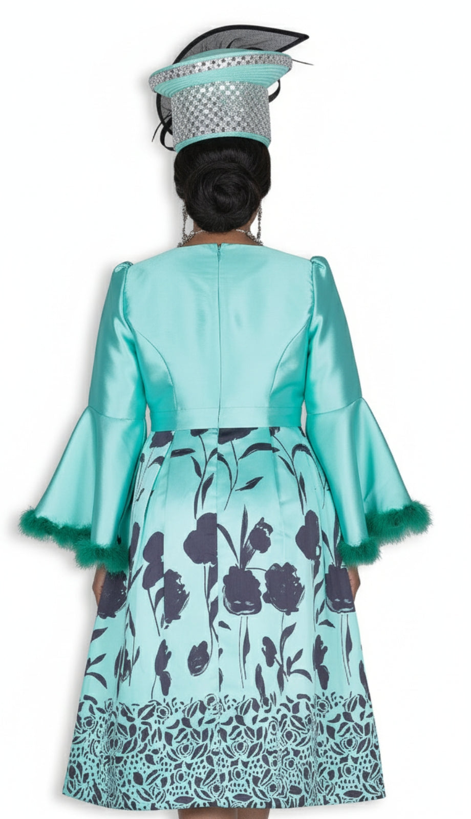 Elite 6073-GRN Church Dress