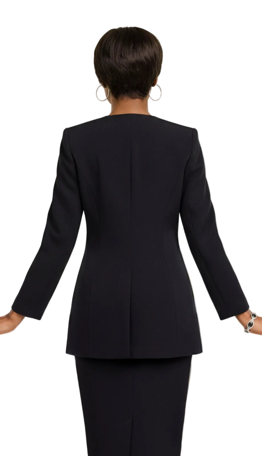 Ben Marc 78099-BLK Usher Church Suit