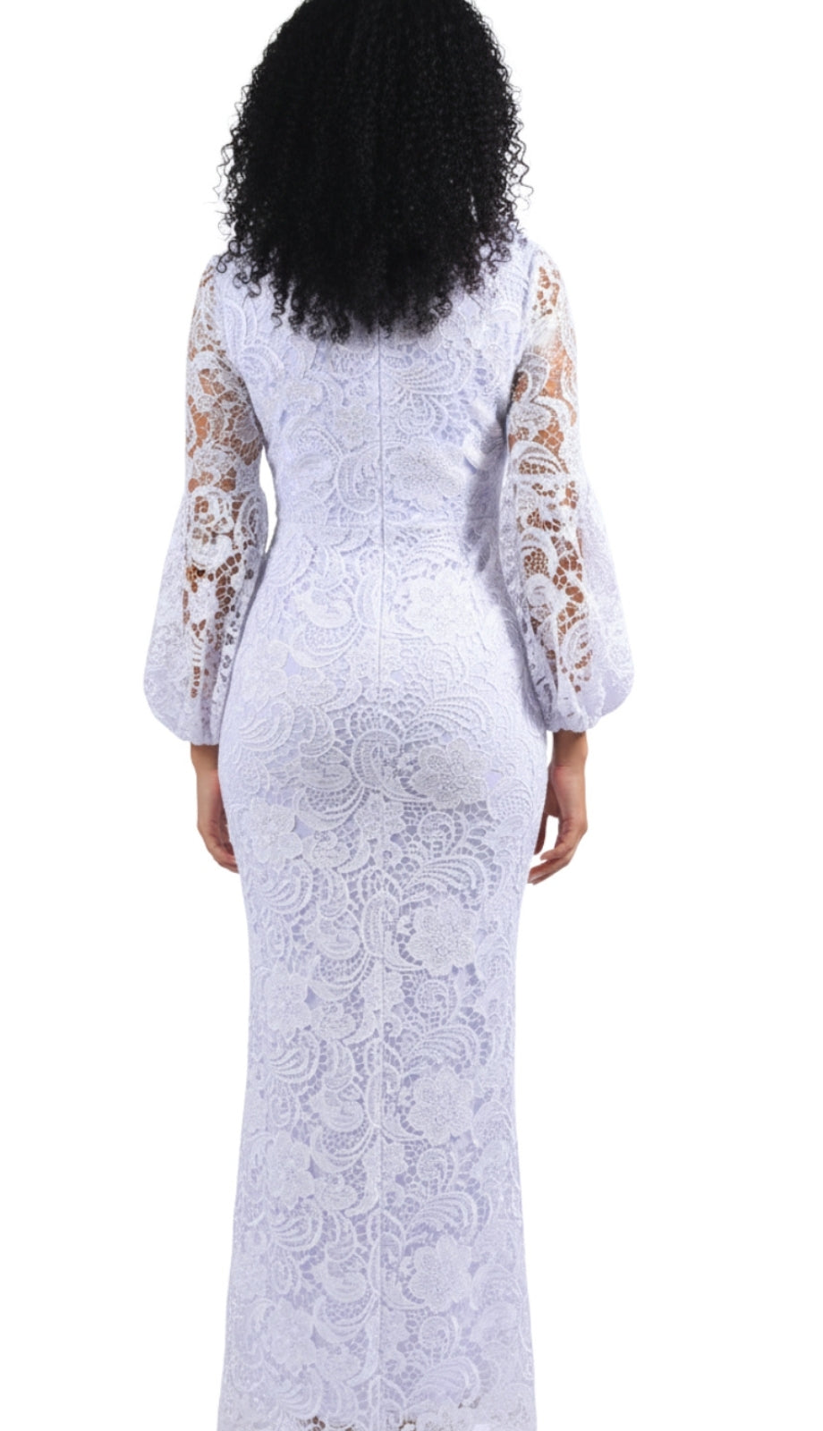 Diana Couture 8646-WHT Church Dress