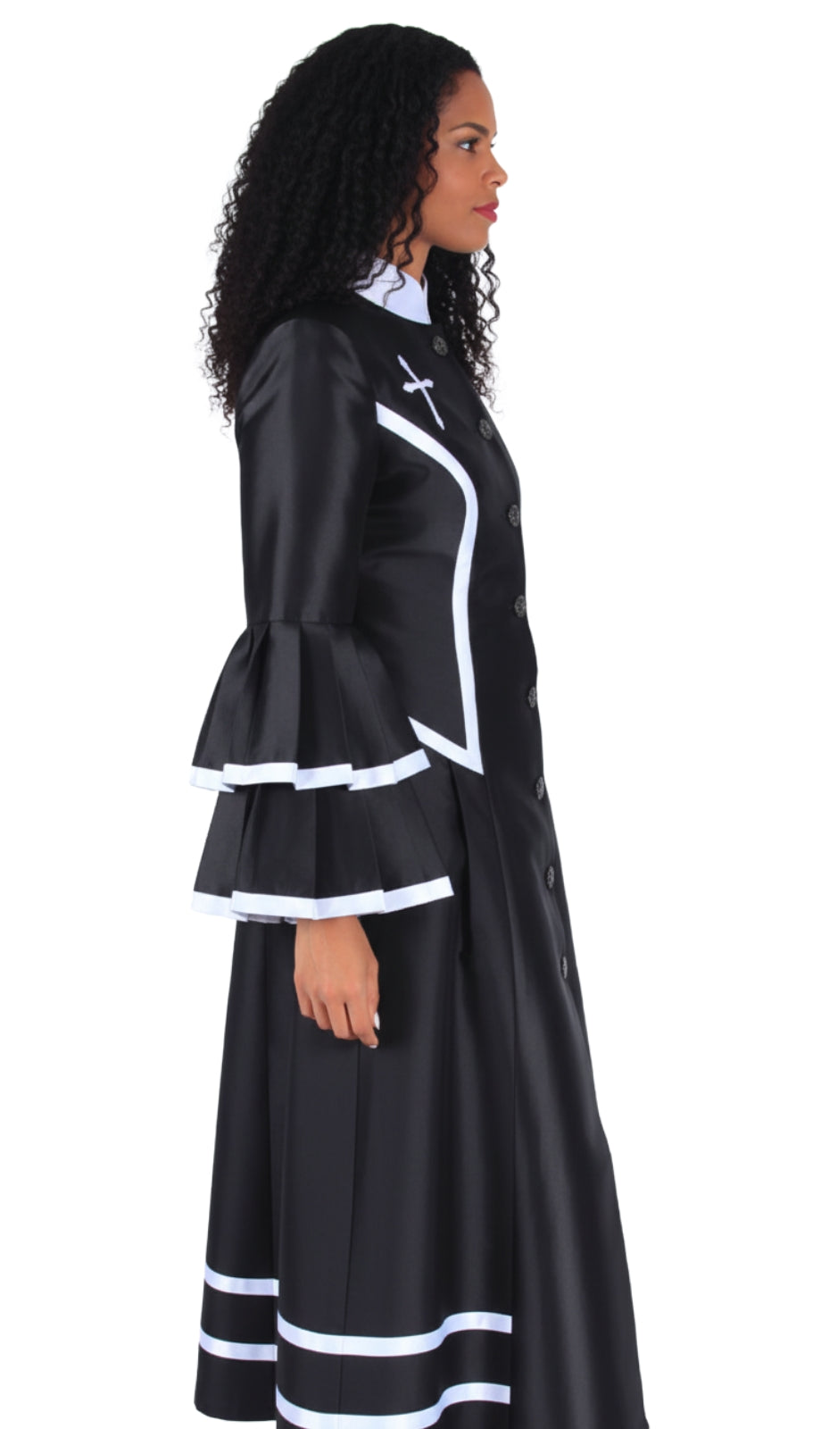 Diana Couture 8708-BLK Church Robe