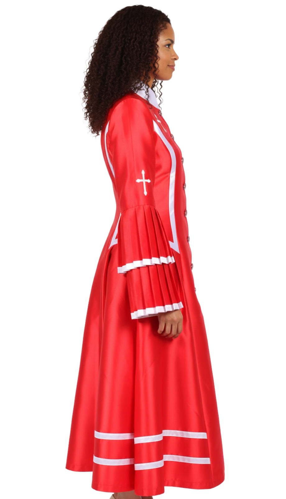 Diana Couture 8708-RED Church Robe