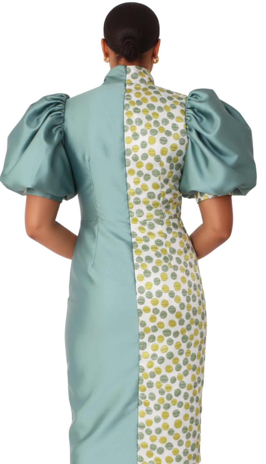 Chancele 9739-OLIVE-QS Church Dress