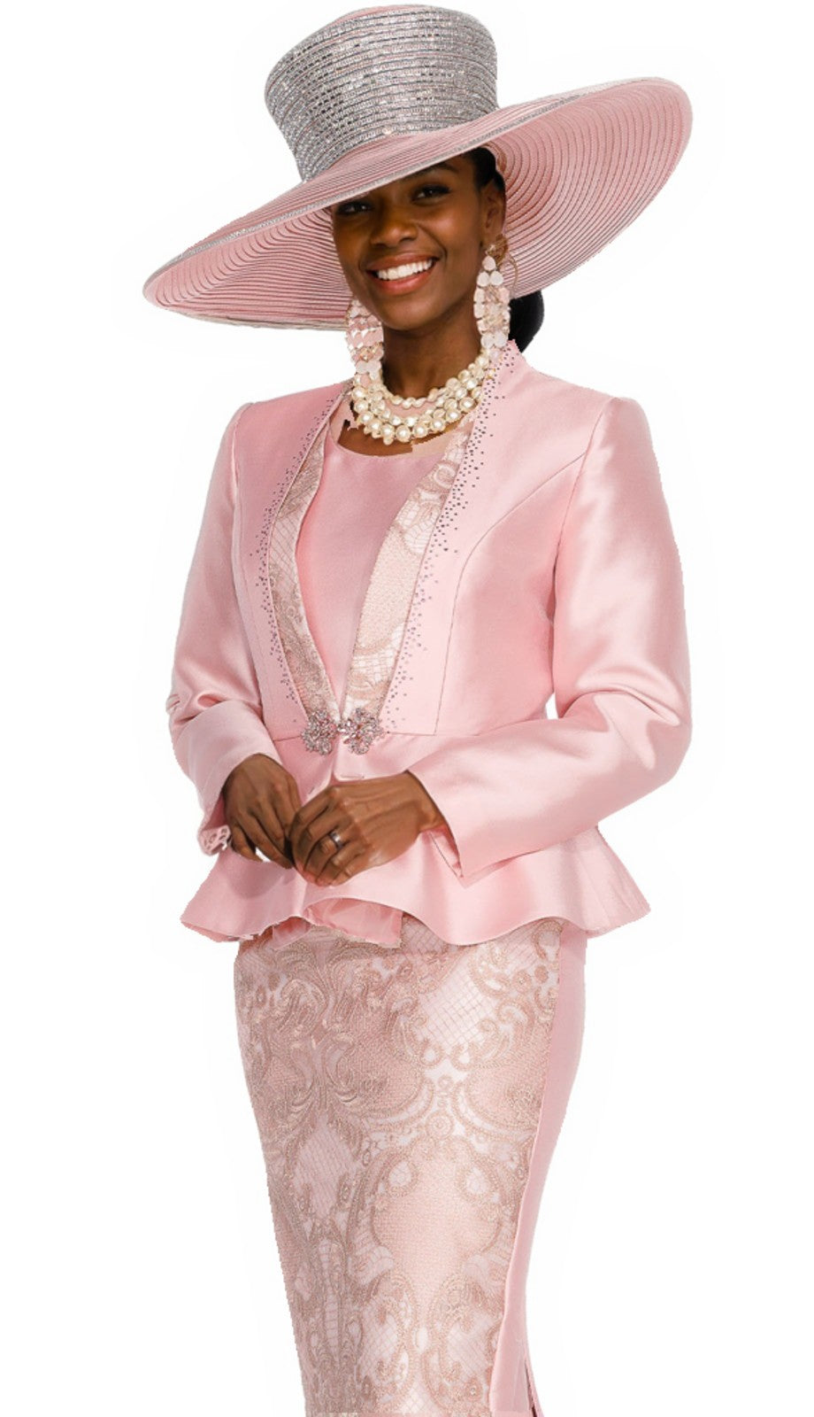 Champagne Italy 6201 Church Suit