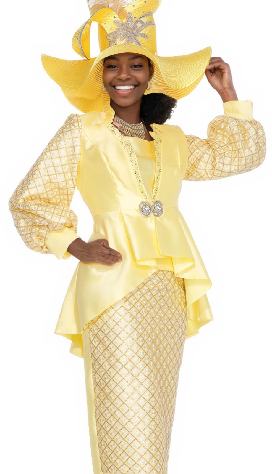 Champagne Italy 6202 Church Suit