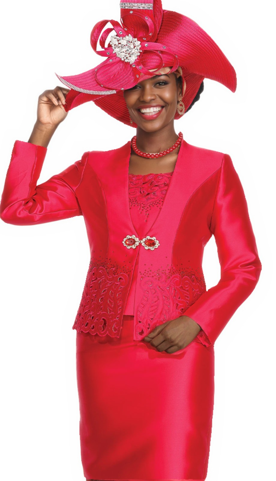 Champagne Italy 6211 Church Suit