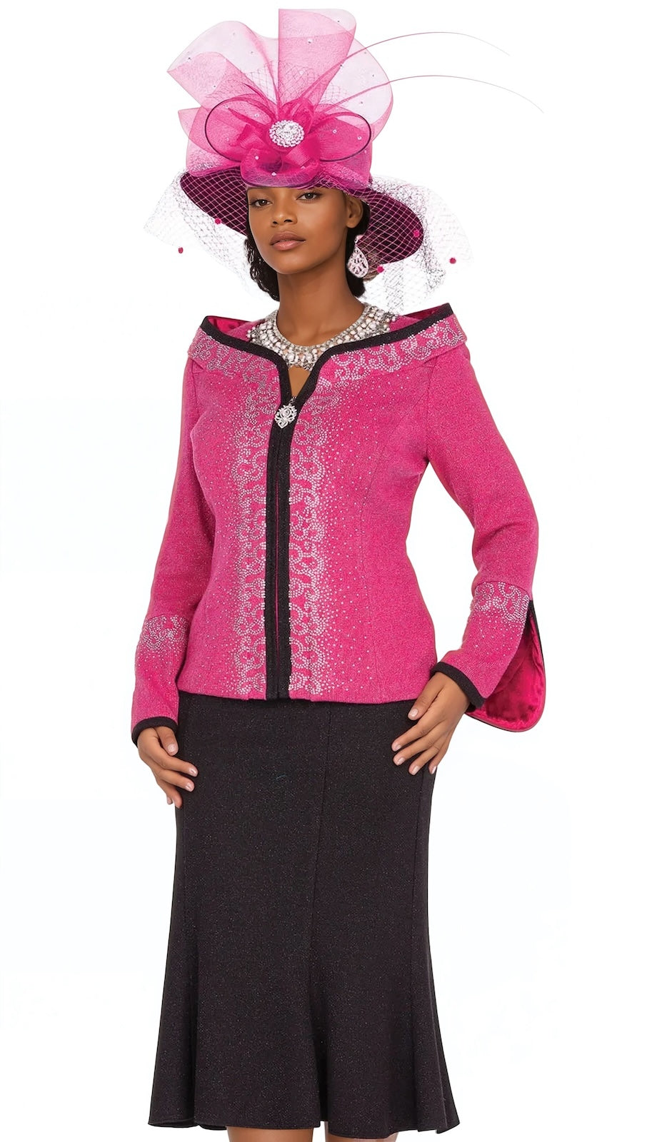 Elite Champagne 5963-FU Church Hat