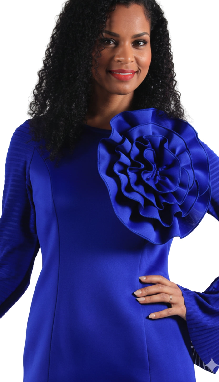 Diana Couture D1054-RYL Church Dress
