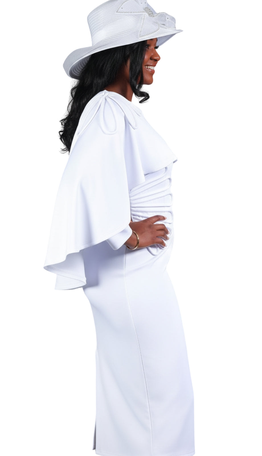 Giovanna D1590-WHT Church Dress