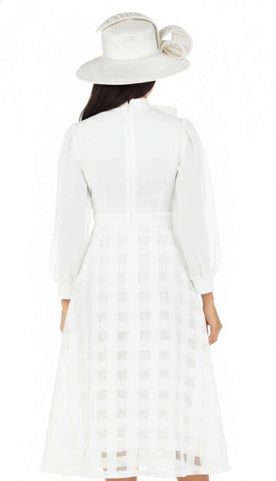Giovanna DP2403-WHT Church Dress