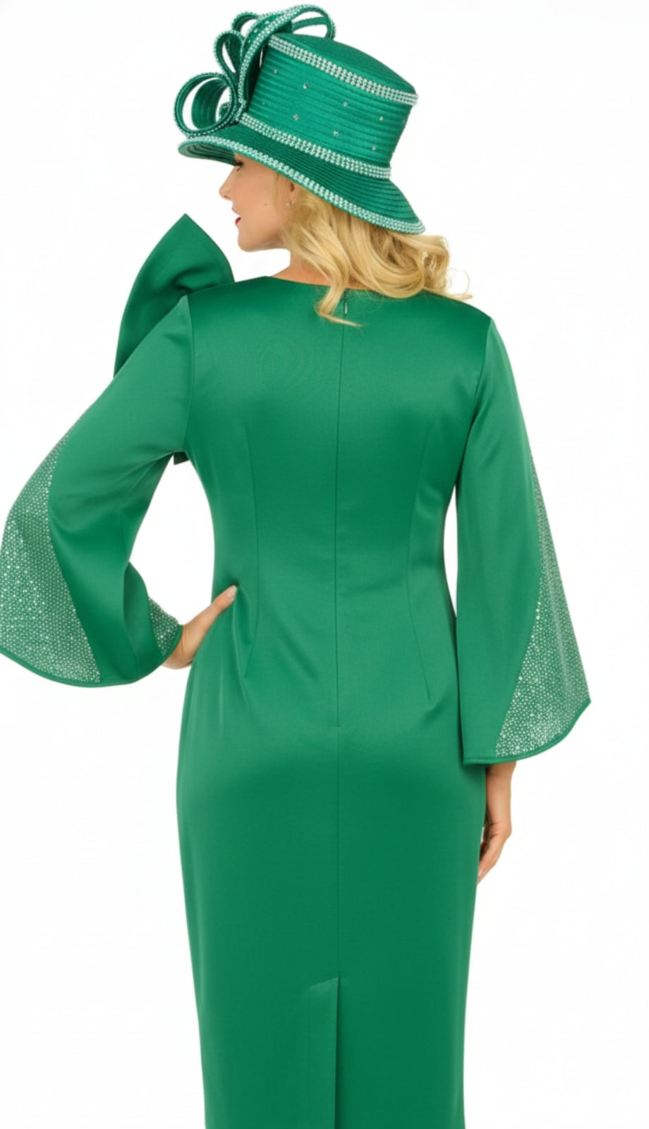 Giovanna DP2445-GRN Church Dress